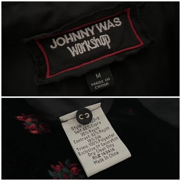 Johnny Was, Workshop, Maxine Western Embroidered Seamed Long Sleeve Shirt - Picture 14 of 16